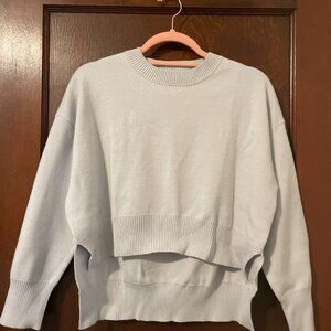 NEIWAI Knitted Side Slit Sweater Moonstone